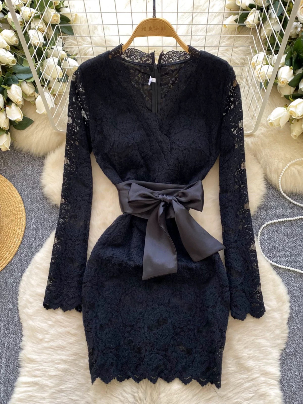 Endless beauty lace dress FBC452 images